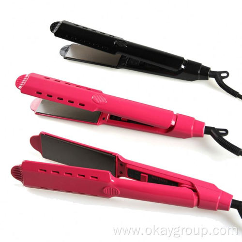 electric flat iron dry steam hair straightener factory